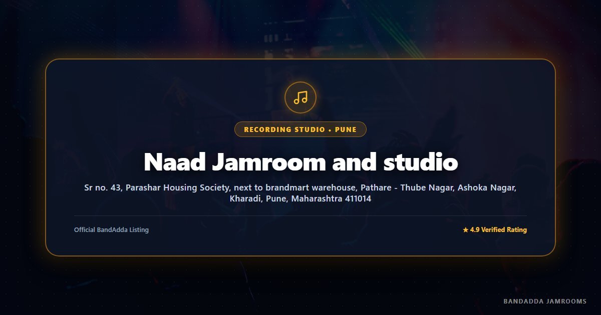 Naad Jamroom and studio