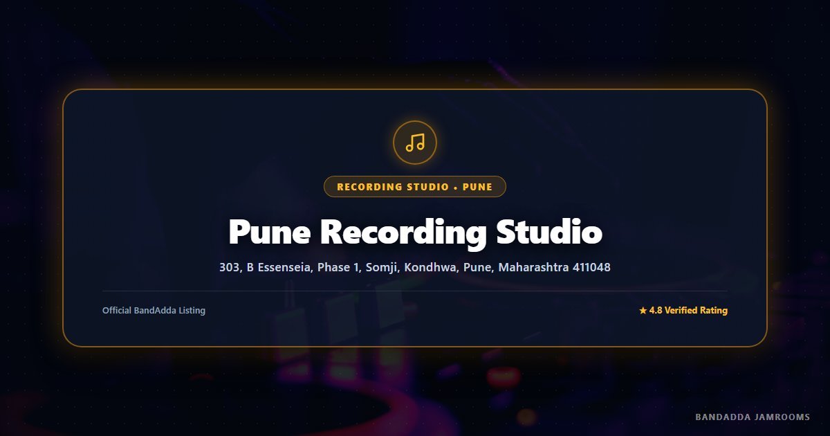 Pune Recording Studio